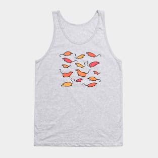 Cute and Colorful Mouse Pattern (light colors) Tank Top